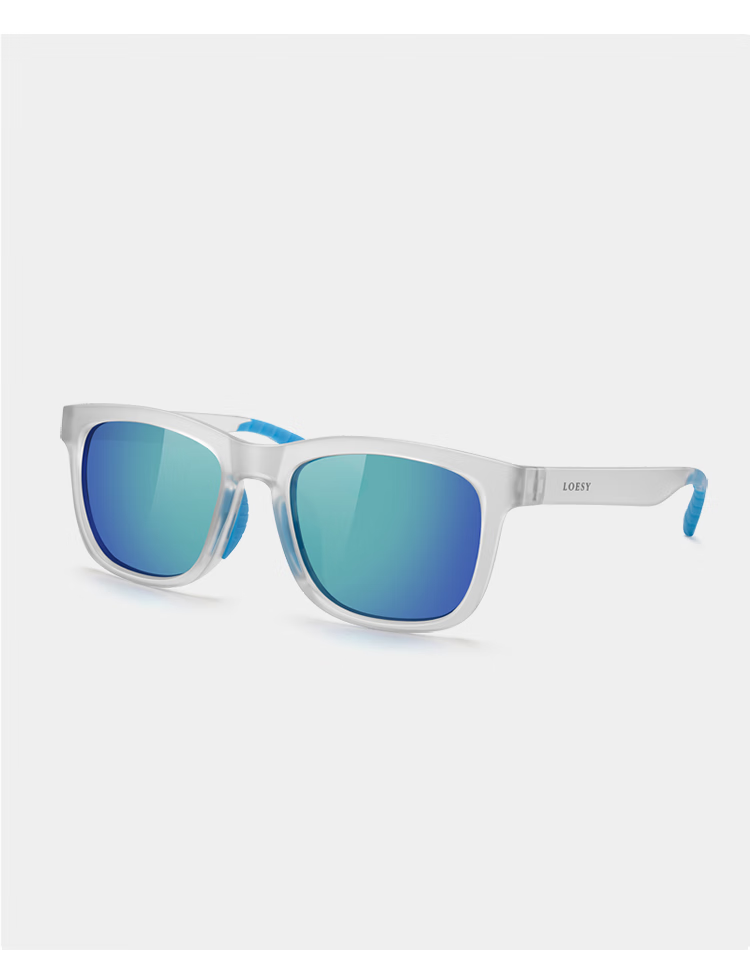 LOESY Sports Outdoor Sunglasses UV Protection Windproof Sandproof Glacier Blue Cycling Mountaineering Running Hiking Goggles 3