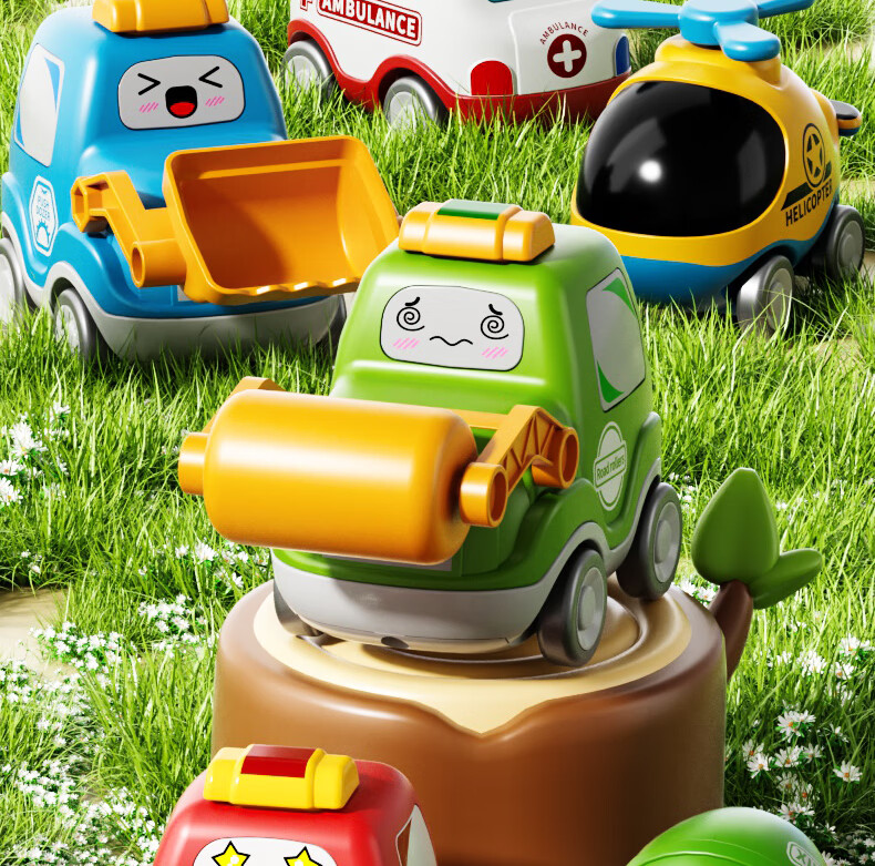 Miaobeile Children's Press Car Toy 1-3-6 Years Inertia Pull-Back Car Baby Infant Boys Birthday Gift 17