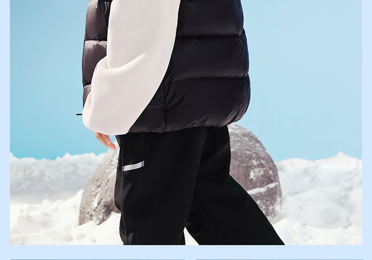 PUMA New Kids Winter Down Vest Lightweight Warm Stylish Off-White 10301 Size 130 16
