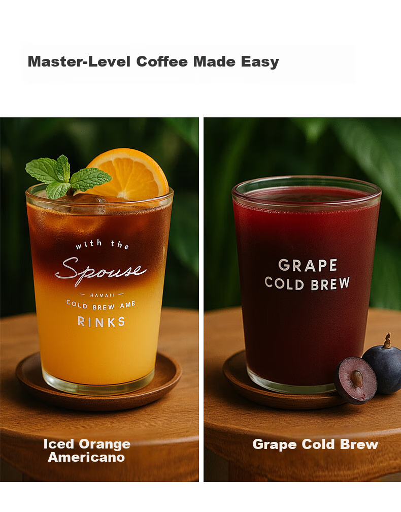 Zhuolang Ice Maker And Water Dispenser Combo, Coffee Machine with Ice Making Function, Countertop Instant Hot Water Dispenser for Home Use, Milk Frother, Direct Drinking Ice Maker, Cold And Hot All-In Ice Cube Machine, Americano Coffee Machine IH6 15