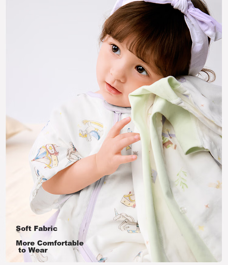 BALABALA Baby Sleeping Bag, Infant Children's Pajamas, Newborn Soft Skin-Friendly Printed All-Over Cute Design, 208225181202 5