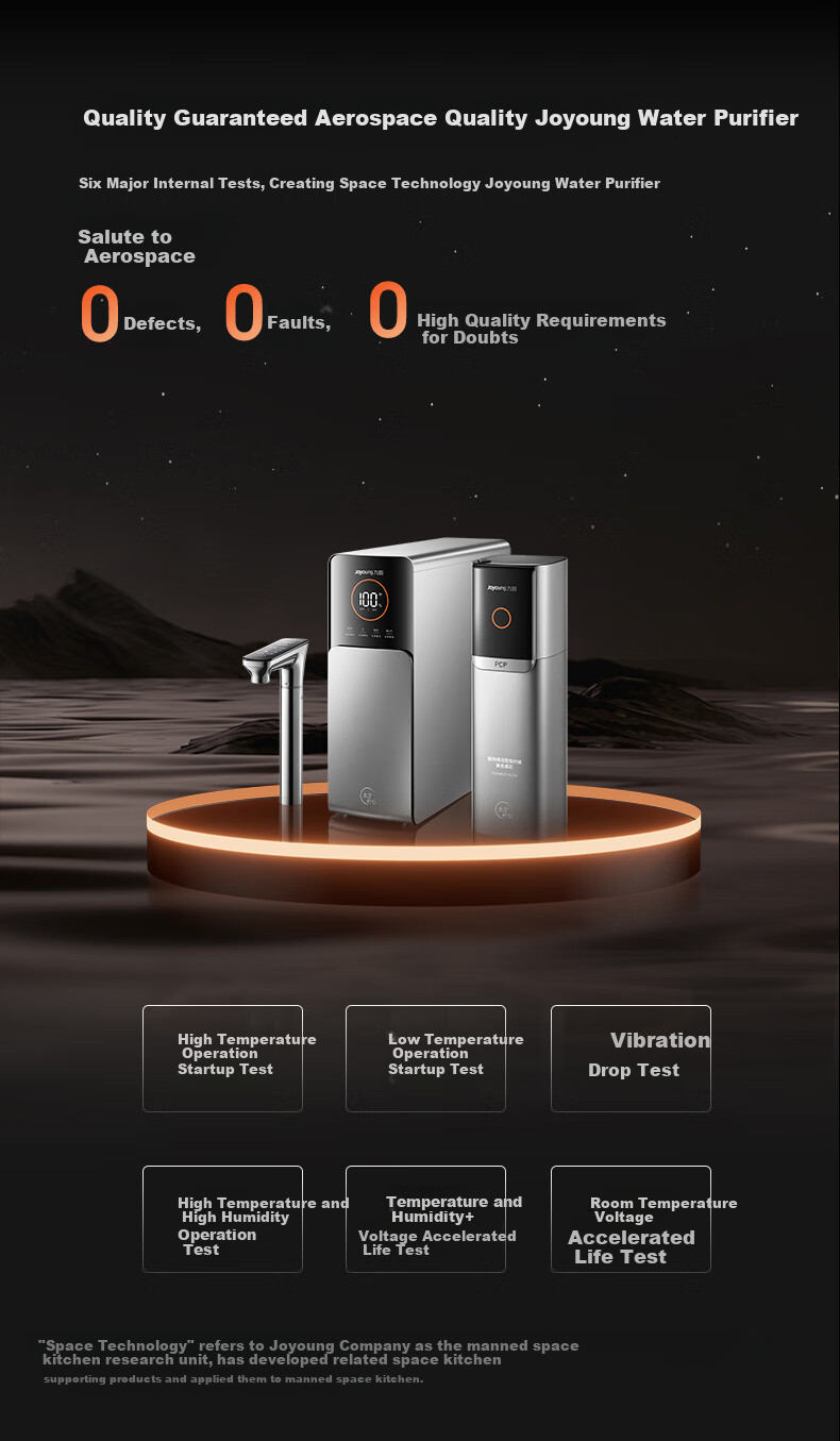 Joyoung Water Purifier Direct Drinking Machine Hot Small Purifier Reverse Osmosis 6-Year RO Membrane Strontium Mineral Water [0 Scale Inhibitor] Flow Rate 1300G Warm Water Flow Rate 1800GR5P 31