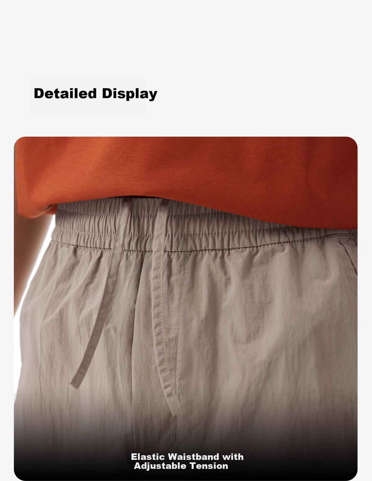 CAMEL [Wang Junkai's Choice], Quick-Dry Pants for Men, Outdoor Spring/summer 2025, Long Trousers, Cool Breathable Sun Protection, Tapered Sports Pants, Size S 18