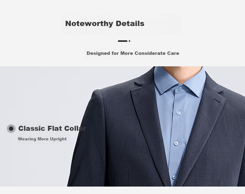 SHANSHAN High-End Suit for Men, Spring And Summer Lightweight Cool-Feeling, Middle-Aged And Young Business Professional Dad's Outfit, Father's Day Formal Wear Suit 11