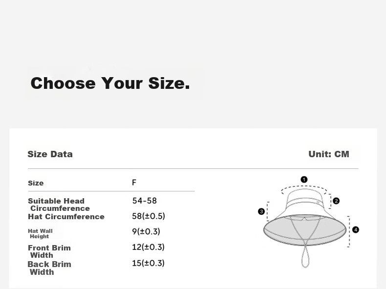 Jiao Nei Liang Pi 303UV Sun Protection Fisherman Hat for Women, Wide Brim, Breathable, Cooling, Outdoor Summer UV Protection 23