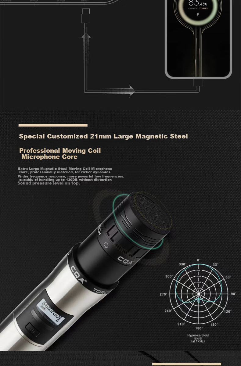 CQA Torch Wireless Microphone, Ickb So8 Sixth Generation Sound Card Kit, Mobile Phone Outdoor Live Streaming, Computer Universal, Streamer Singing, Quanmin K Song Live Streaming Equipment Complete Set 8