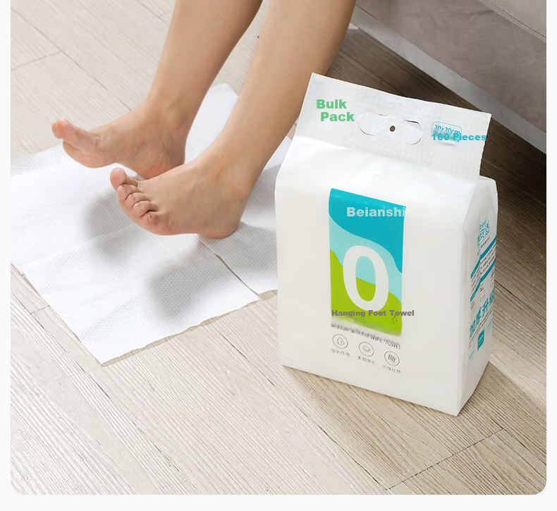 Briars Disposable Thick Large Hanging Foot Towel Paper Towel for Home Use 4