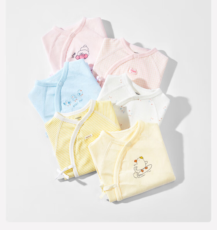 BALABALA Newborn Baby Romper Bodysuit Summer 2025 Short and Long Sleeve Two-Piece Set Fresh Style 208225133202 15