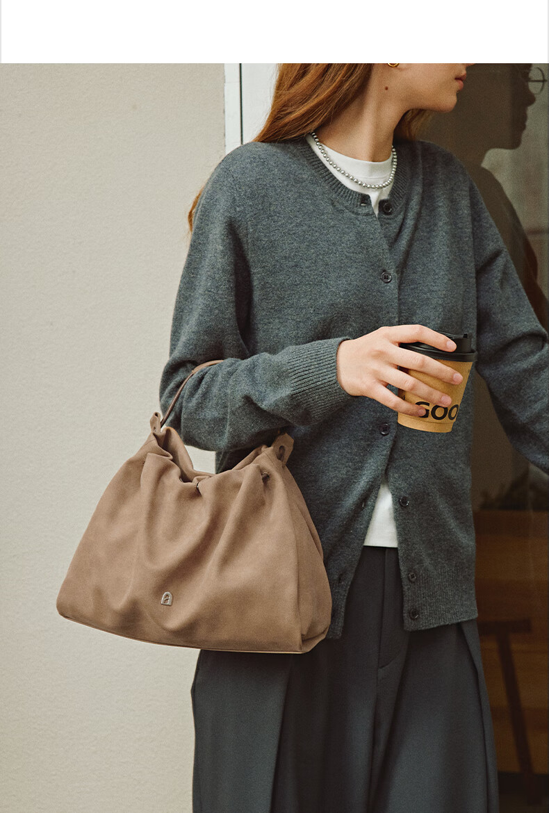 La Festin Top-Grain Leather Lucky Bag, 2026 New Commuter Women's Handbag, Tote Crossbody Hobo Bag, Birthday Gift for Wome 4