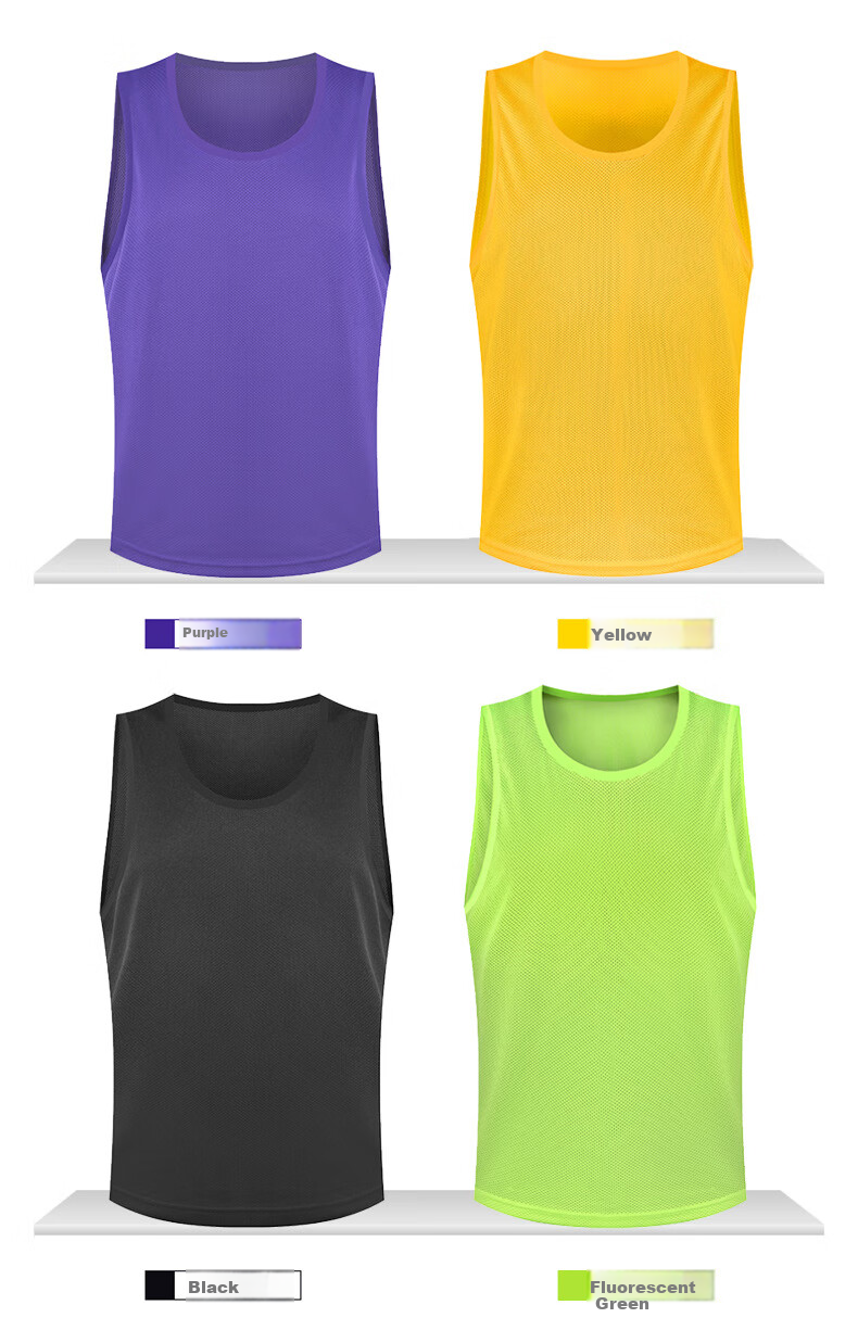 LIEYAO Soccer Basketball Team Building Competition Expansion Advertising Training Vest, Scrimmage Jersey, Team Uniform Vest 13