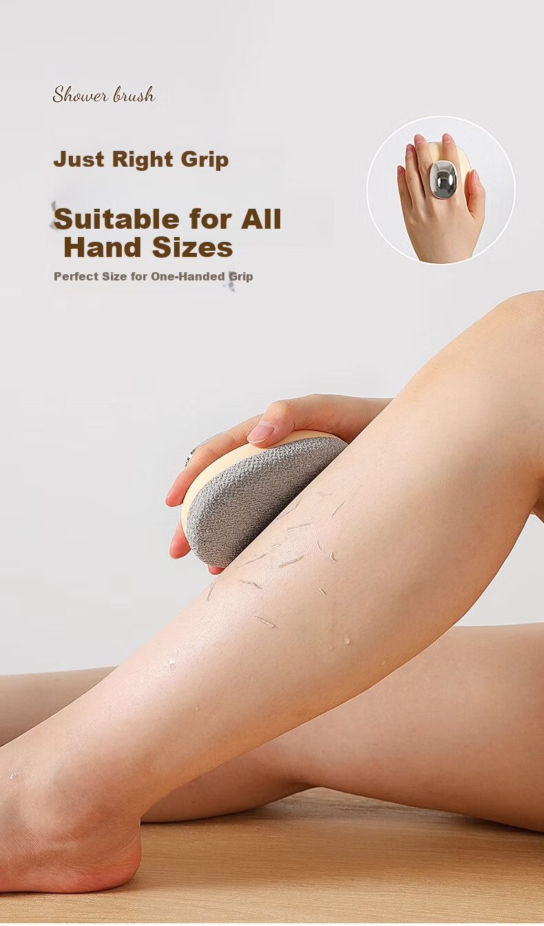 LINGCHEN Exfoliating Washcloth, Painless Bath Scrubber, Powerful Mud Removal Tool for Back, Coarse And Fine Sand for Exfoliation, Dead Skin Removal Bathing Aid 7