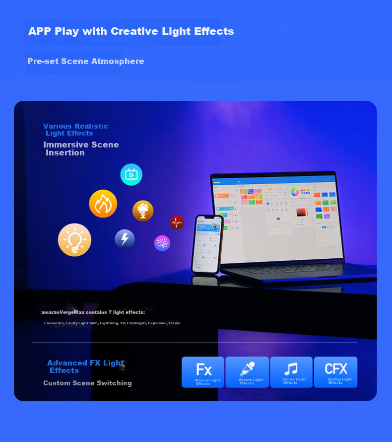 Aputure Verge Max Circular Light Panel, Dual Color Temperature, for Live Streaming Room And Video Photography Lighting, Charcoal Gray 9