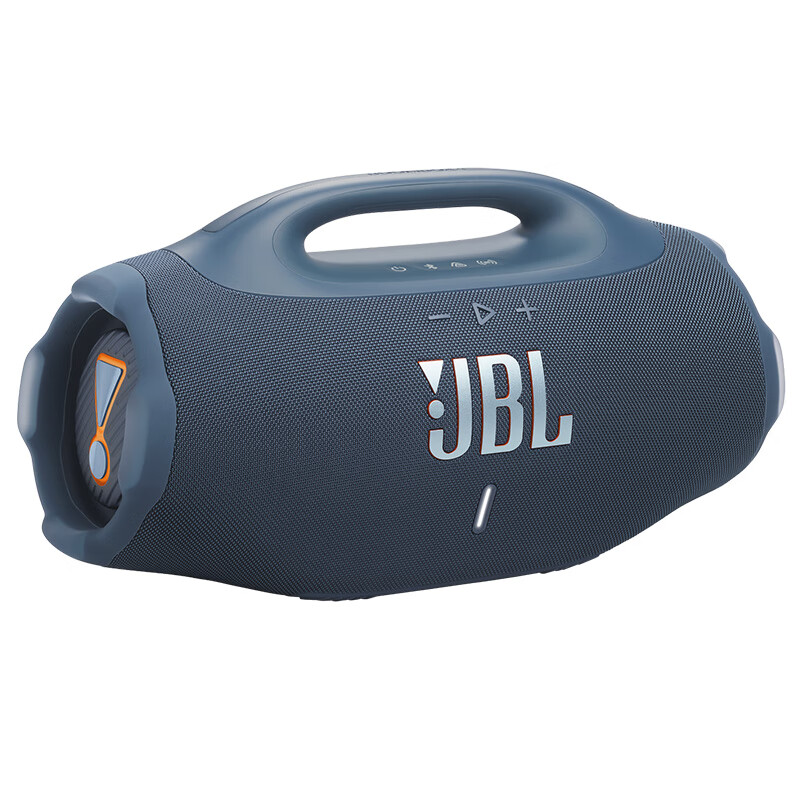 JBL BOOMBOX4 Music Warrior Fourth Generation Bluetooth Speaker Outdoor Speaker IP68 Dust And Water Resistant HiFi Sound Party Speaker Gift Speaker Blue