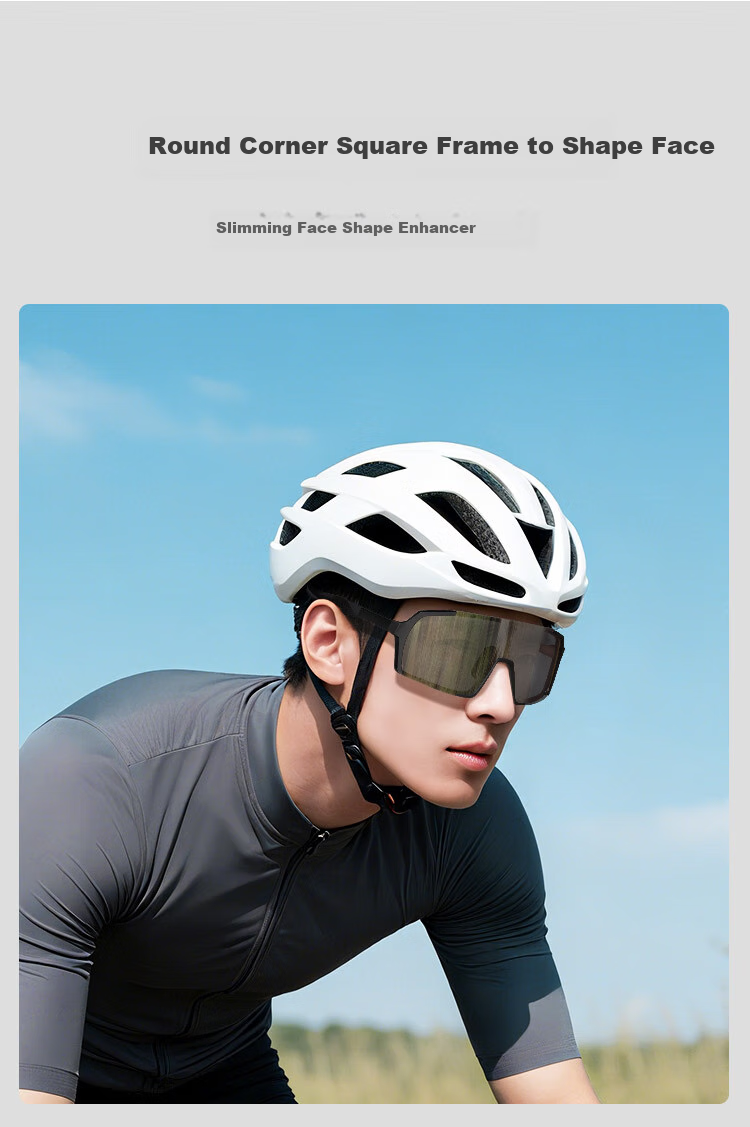 JD Jingzao Anti-Fog Photochromic Cycling Glasses Outdoor Unisex Running Driving Bicycle Windproof Goggles Gray White 11