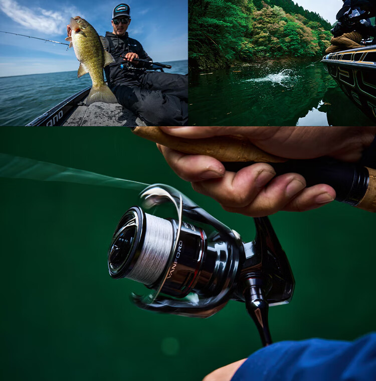 SHIMANO 24 New Vanford 4000 Spinning Reel Micro Lure Long Cast Freshwater Fishing Reel 10