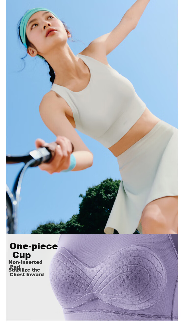 Beneunder High-Intensity Sports Bra Vest for Women Running Shockproof Anti-Sagging Yoga Top Wearable Outdoors 10