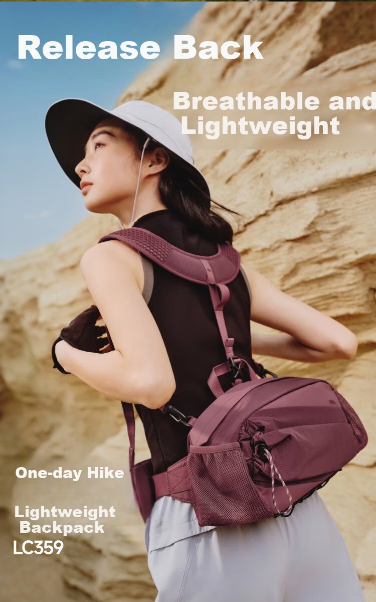 Beneunder Backpack, Outdoor Hiking Bag, Unisex Cycling Sports Pack, Simple And Practical, Black 2