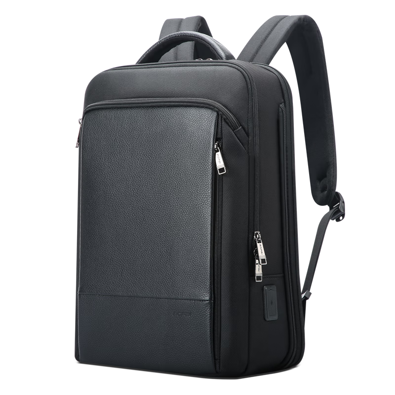 Bopai Business Backpack for Men, 16-Inch Laptop Bag, Travel Bag, Top-Grain Leather, Father's Day Gift
