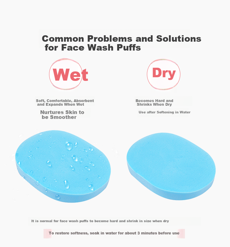 Meifuyu Wood Pulp Face Cleansing Pad (Set of 3 Boxes), Thickened Facial Cleansing Sponge, Makeup Remover Pad MF8718 16