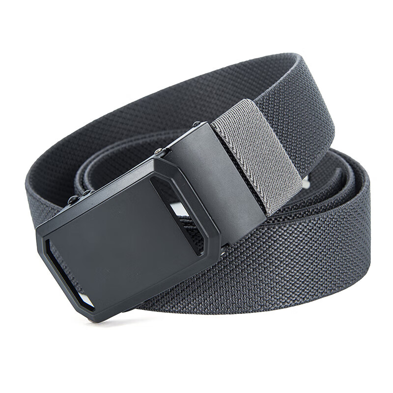TFO Competition-Grade Automatic Waist Belt, Outdoor Tactical Woven Belt Fashionable Trouser Belt 2802415, Gray