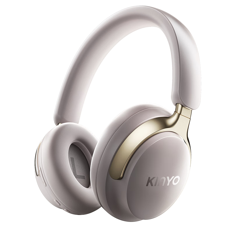 KINYO S-Level Deep Noise Cancelling Bluetooth Over-Ear Headphones Active Noise Reduction Wireless Music Headset Sleep Noise Isolation