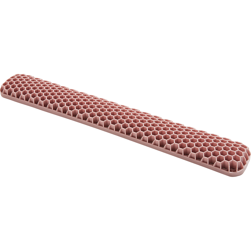 SANWA High-Elasticity TPE Keyboard Wrist Rest, Breathable Honeycomb Structure, Protective Pad for Expert Wrist, Flexible Decompression, Squeeze-Play And Washable, Eco-Friendly Formaldehyde-Free 445*70*25mm