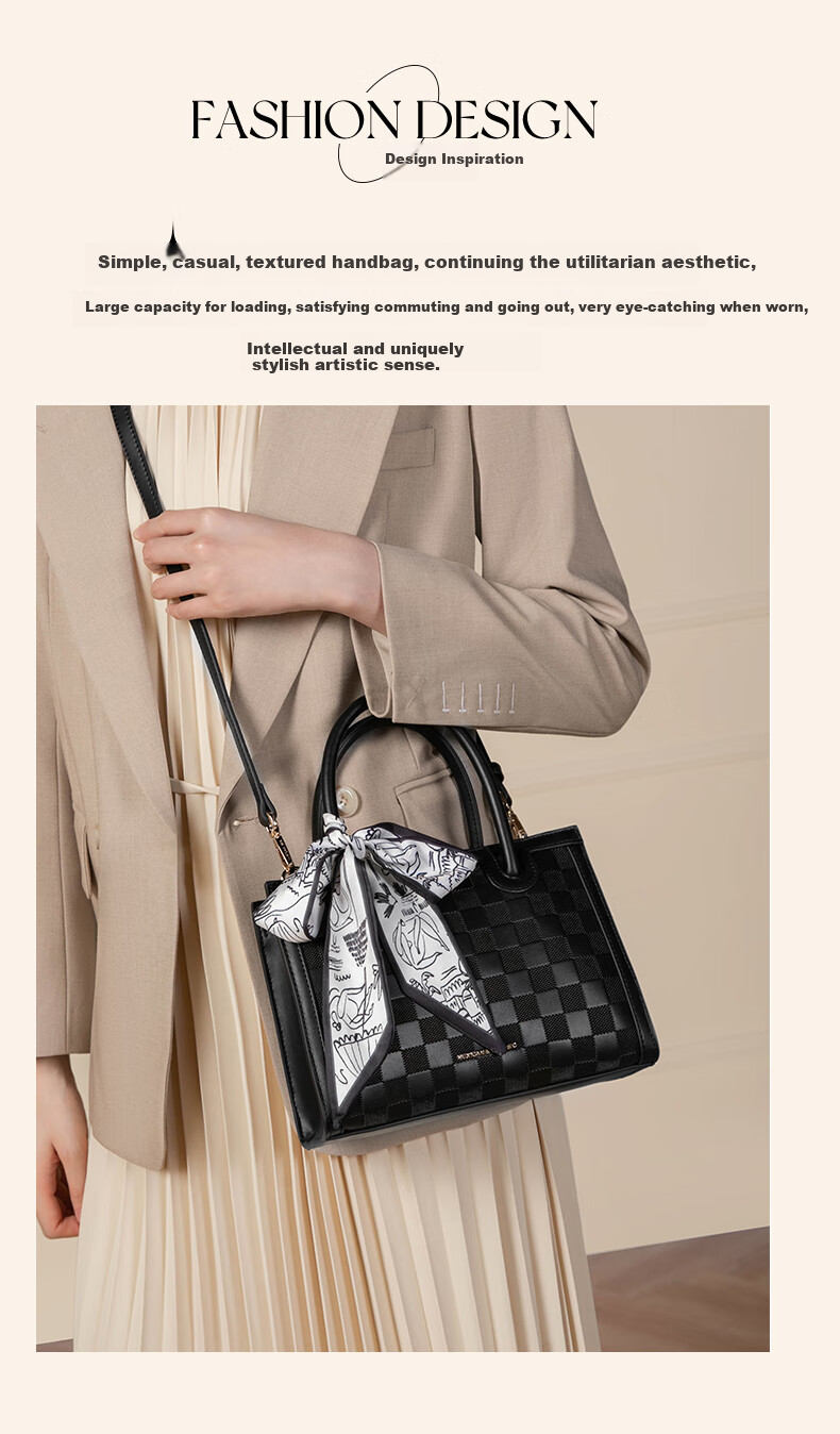 MEXICAN Handbag for Women, 2026 Cowhide Light Luxury Tote Bag, Shoulder Bag, Mom Bag, Valentine's Day Gift for Wife Or Girlfriend 37