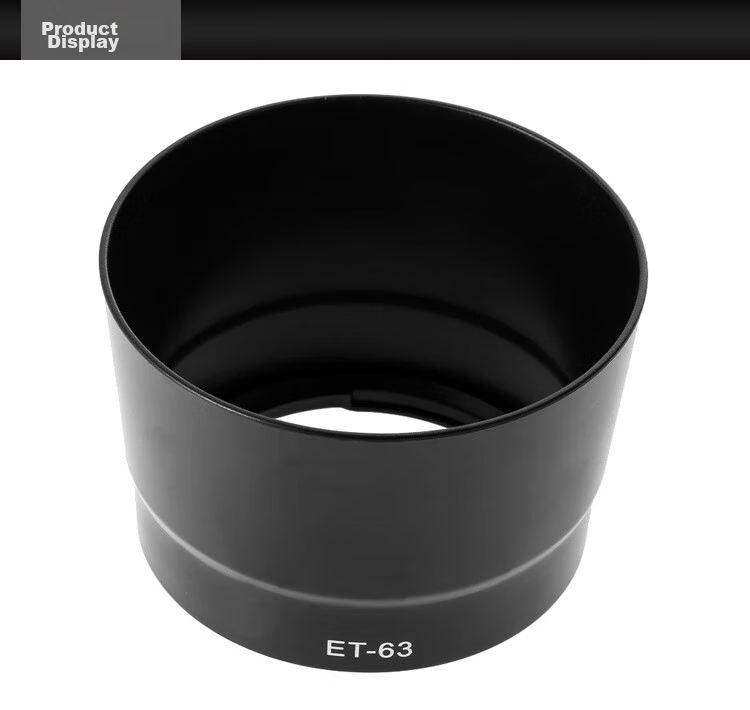 Earlymen ET-63 Lens Hood for Canon EF-S55 STM, Compatible with 58mm Lenses for 80D, 90D, 200D II, 850D, 800D DSLR Cameras, Accessory 5