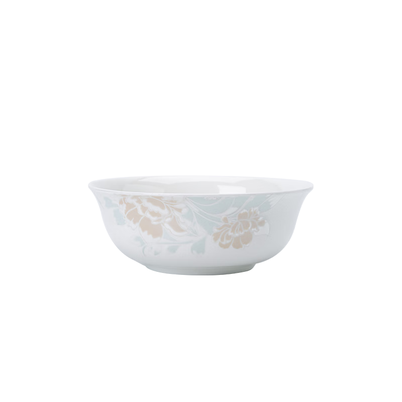 Haoya Jingdezhen 2025 Ceramic Bowl Set, Ceramic Household Rice Bowl, Gift-Giving Elegant, 6-Inch Noodle Bowl, Set of 4