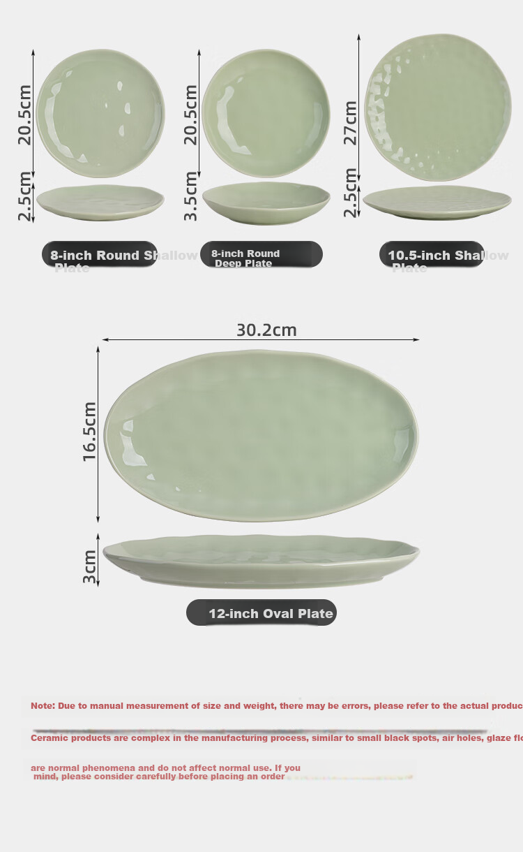 Banwushenghuo Cream-Colored Bowl And Plate Set for Home Use, 2026 New Stylish Tableware Set with Underglaze Color, Including Bowls, Plates, Chopsticks, Housewarming Gift 11