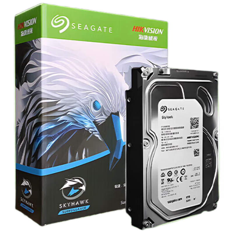 HIKVISION 8TB Surveillance Hard Drive Seagate Mechanical Hard Drive Dedicated Surveillance Recorder Hard Drive