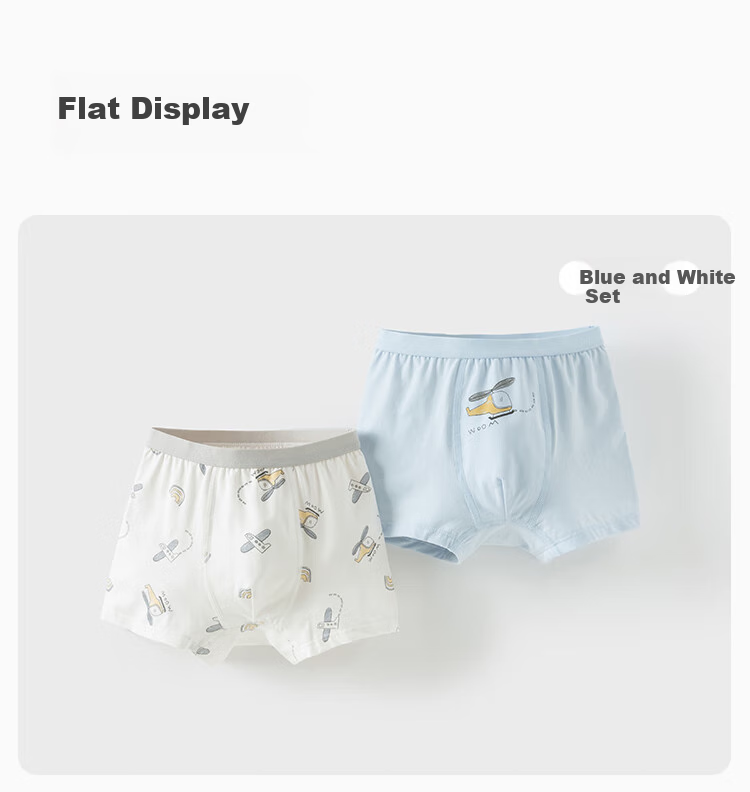 DAVE & BELLA [Two-Pack] Children's Underwear Modal Boys' Boxer Briefs for Older Kids 13