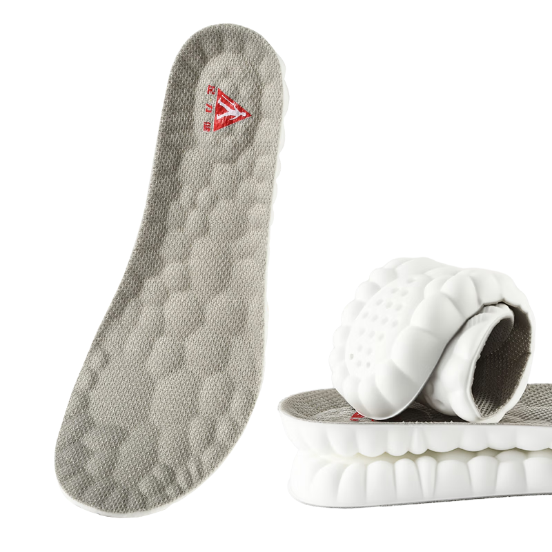 Zulijian Women's Insoles Soft Sole Comfortable Sweat-Absorbing Odor-Resistant Breathable Sports Shock Absorption Anti-Fatigue Pain Relief