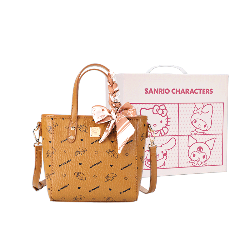 Mesuca X Melody Basket Bag, Women's New Crossbody Bag, Printed Gift Box, Birthday Present for Wome