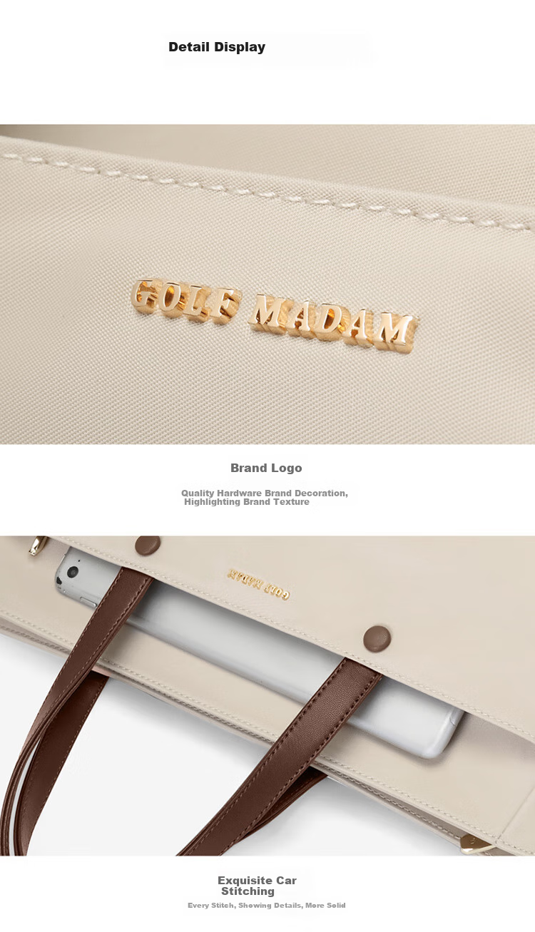 GOLF Laptop Bag for Women, 14/15.6 Inch Handheld Notebook Bag, Huawei Apple Business Briefcase, Shoulder Crossbody Bag 30