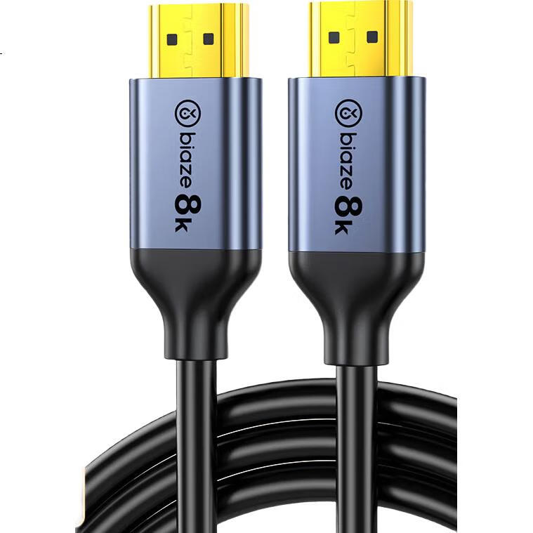Кабель BIAZE HDMI версии 2.1, 6 метров, 8K60Hz 4K120Hz, для подключения компьютера, приставки к телевизору, монитору, проектору, поддержка HDMI 2.0