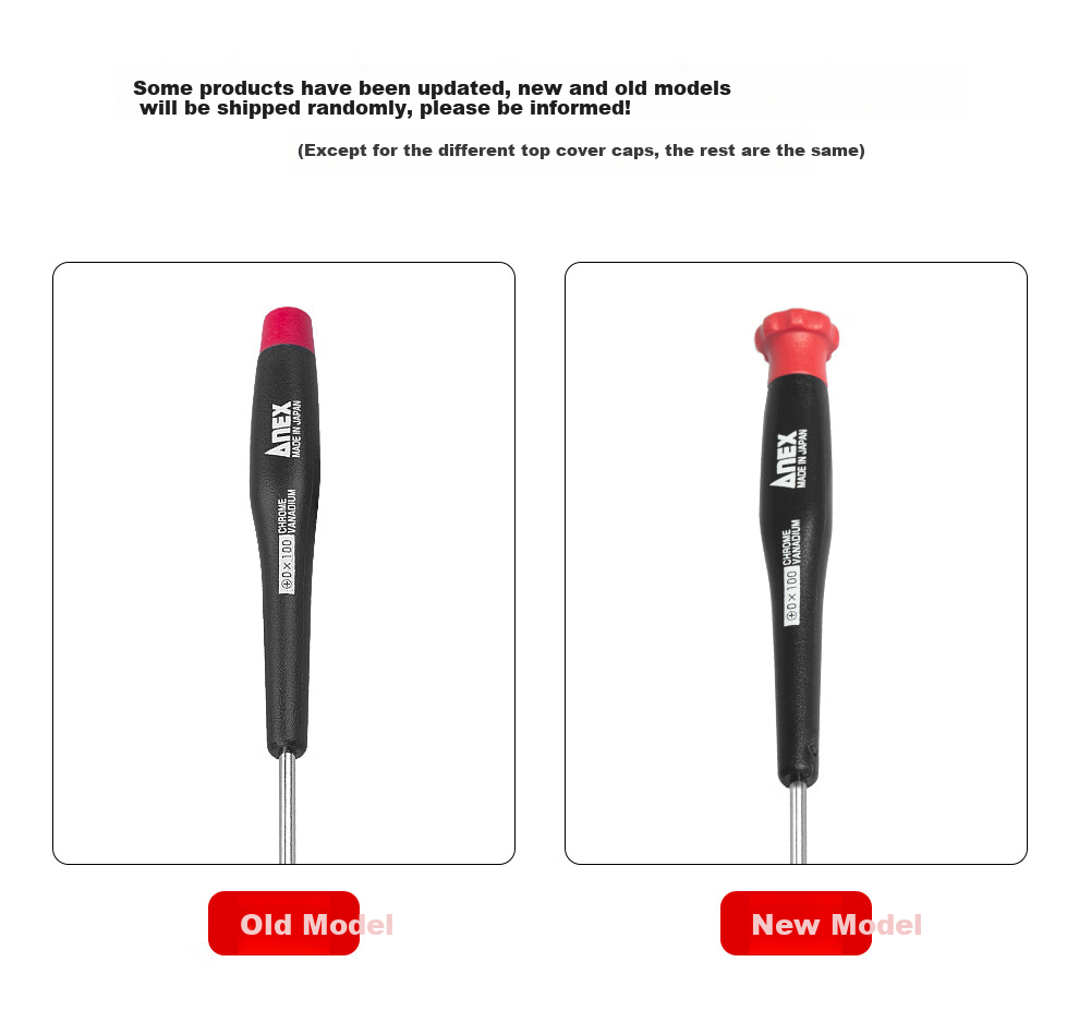 ANEX Precision Screwdriver No.3450 Flathead Screwdriver Model Screwdriver 2.5X75mm Flathead 1