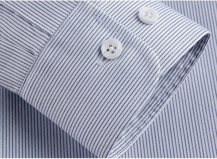 FIRS Men's Long-Sleeve Shirt, 100 Count 15% Mulberry Silk DP Wrinkle-Free Soft Dress Shirt for All Seasons, Business Casual Top Menswear 15