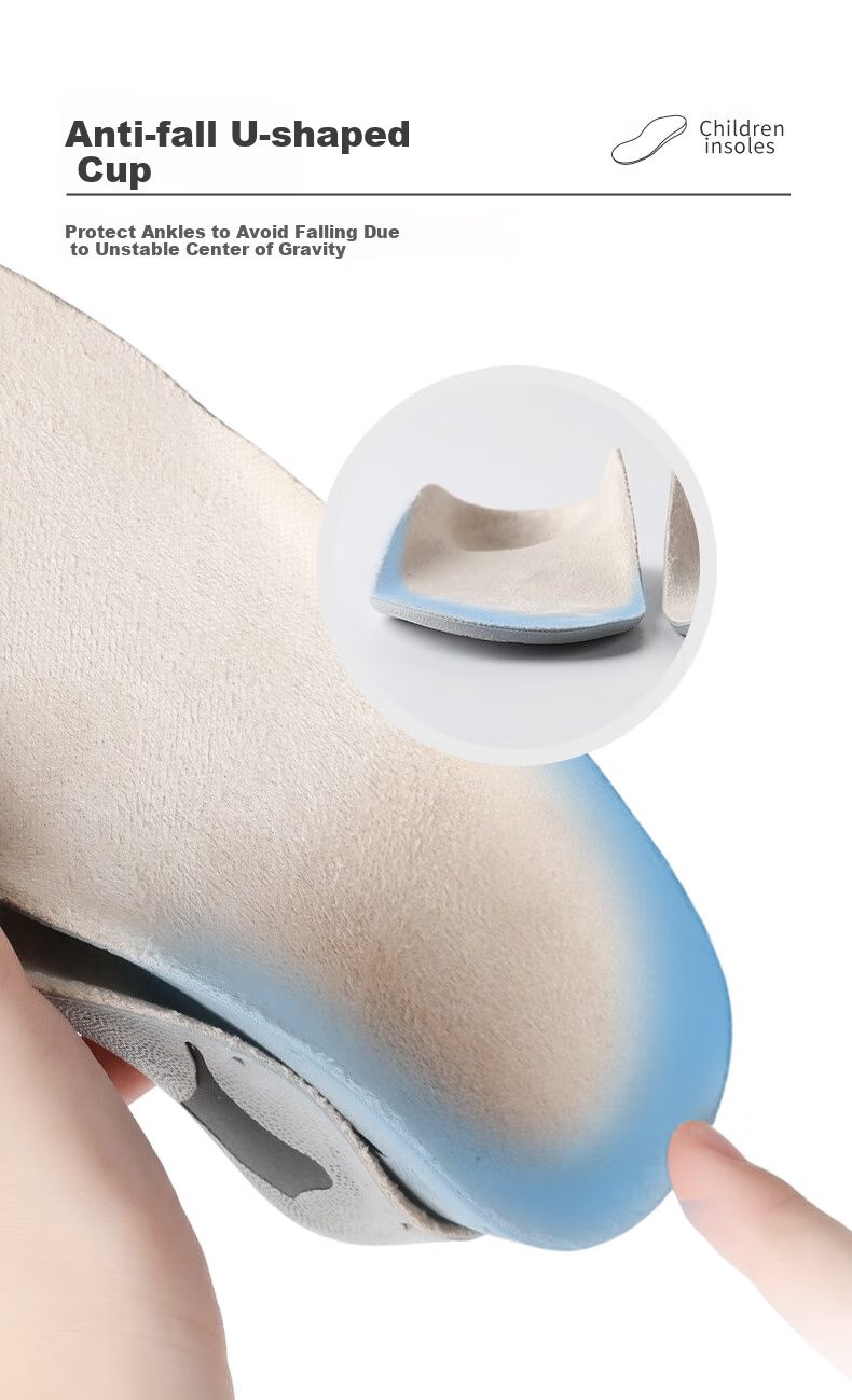 FOOTOPPO Children's Flat Foot Insoles, Arch Support Insoles, Functional Orthotic Insoles for Flat Feet, Bow Legs, And Overpronatio 9