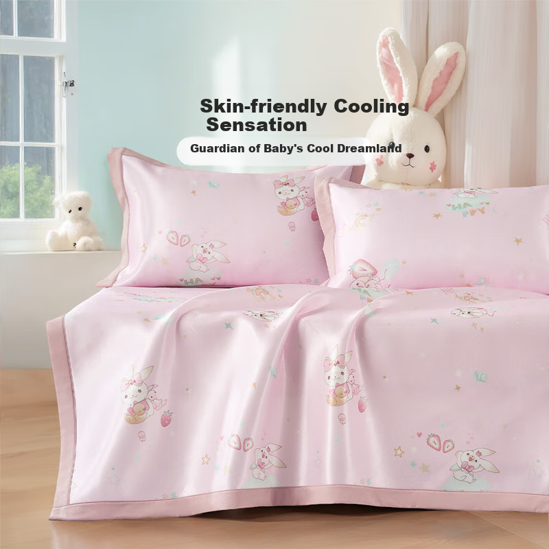 Fuannaertong Breathable Comfortable Skin-Friendly Moisture-Wicking Foldable Cooling Mat, Washable Printed Mat, 120*200cm