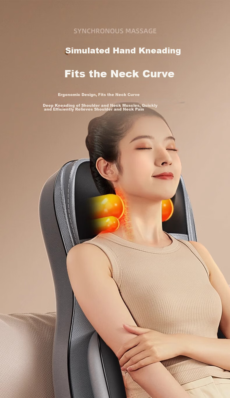 AUX Massage Cushion Pillow K48-1 Gift Box Edition, Cervical Spine Massager, Shoulder And Waist Back Massager, Kneading And Squeezing Massage Device, Mid-Autumn Festival Gift 6