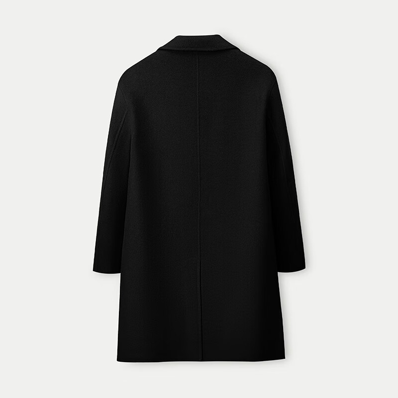 HLAHLA Men's Winter Light Business Fashion Series Mid-Length Wool Coat New Year