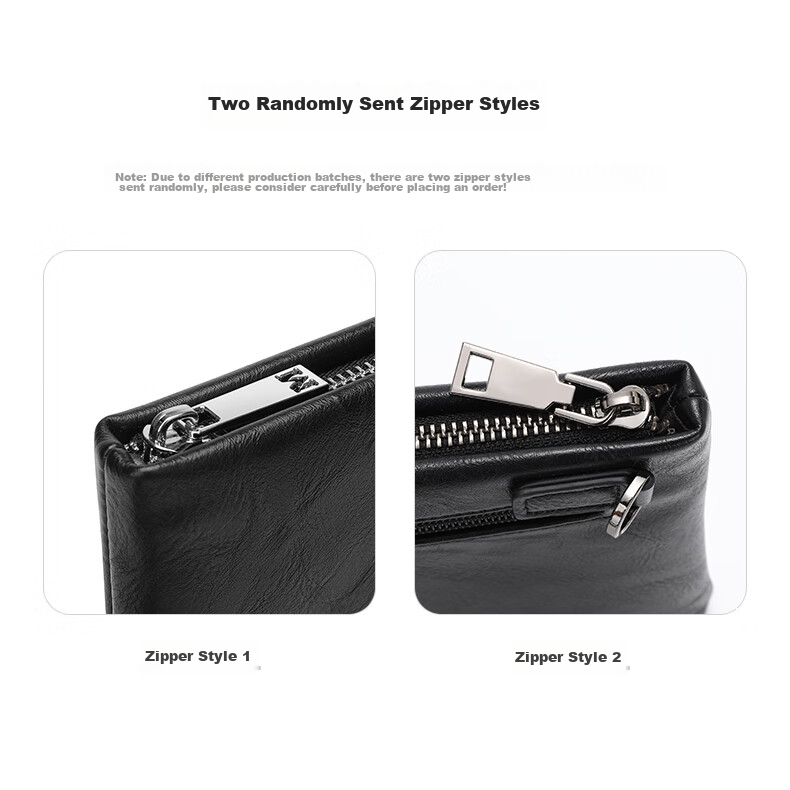 MEXICAN Men's Clutch, Large Capacity Handbag, Multi-Card Envelope Bag, Zipper Clutch, Handheld Wallet, Birthday Gift 11