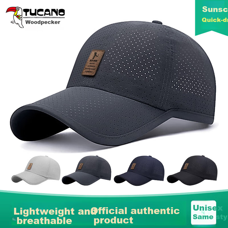TUCANO Hat for Men And Women, Summer Sun Hat, Lightweight, Breathable, Casual, Quick-Drying, Baseball Cap, Sun Protection Cap, Visor Hat