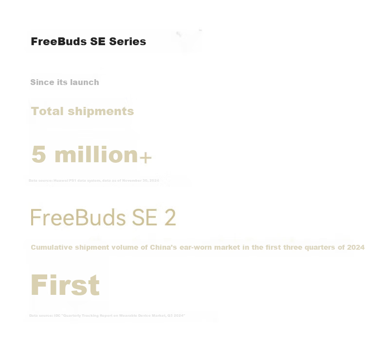 Huawei FreeBuds SE 3 Wireless Bluetooth Earphones, Long Battery Life of 42 Hours, Fast Charging, Flowing Gold Color 2