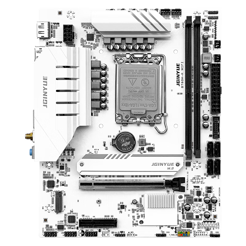 Материнская плата Jingyue B760M-K WIFI, для настольных компьютеров, игровая, DDR4, поддержка процессоров Intel 12-го/13-го/14-го поколений LGA 1700, чипсет B760