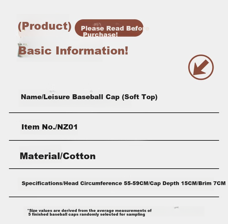 MMOPTOP Washable Baseball Cap for Men And Women with Wide Brim, Face-Slimming Effect, Large Size Hat for Sun Protectio 6
