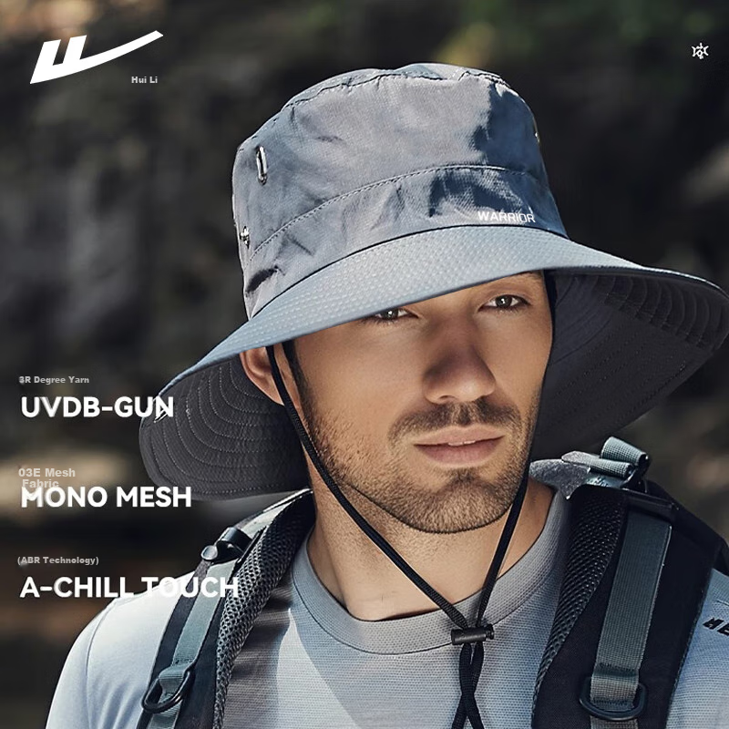 Huili Sun Protection Hat for Men And Women, Summer Quick-Dry Sun Hat, Outdoor Cycling Hiking Cap, Casual UV-Resistant Fisherman Hat, Trendy