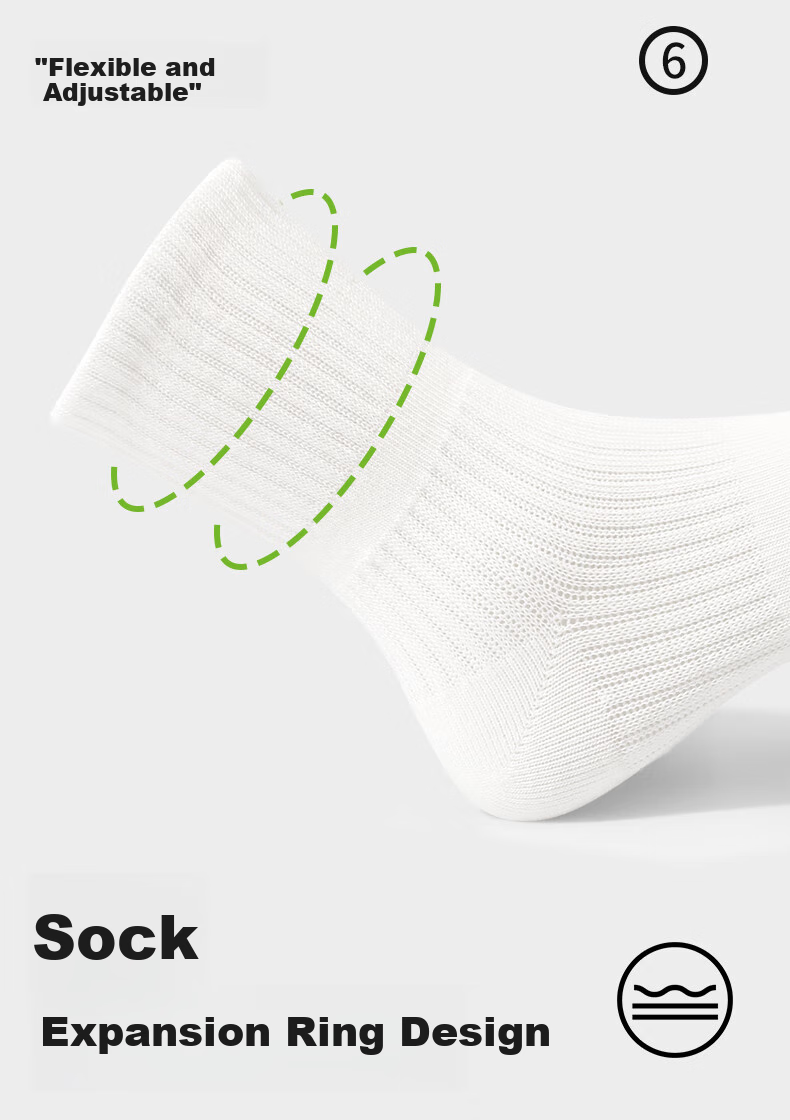 Barbie Children's Socks, Student White Socks, School Boys' Spring And Autumn Cotton Socks, Girls' Thin White Sports Socks, Short Socks 6
