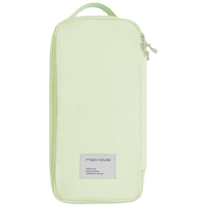 MIDO HOUSE Mingdu 60-Count Pure Cotton Hotel Anti-Dirt Sleeping Bag, Travel Bed Sheet, Portable Travel Sleeping Bag, Bishan Green, 160*210